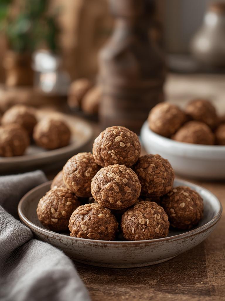protein balls served