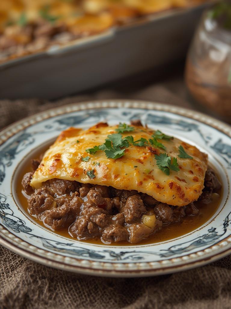Amish Hamburger Steak Bake