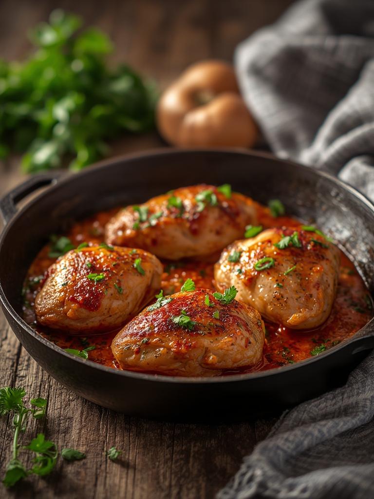 Easy Skillet Chicken Thighs