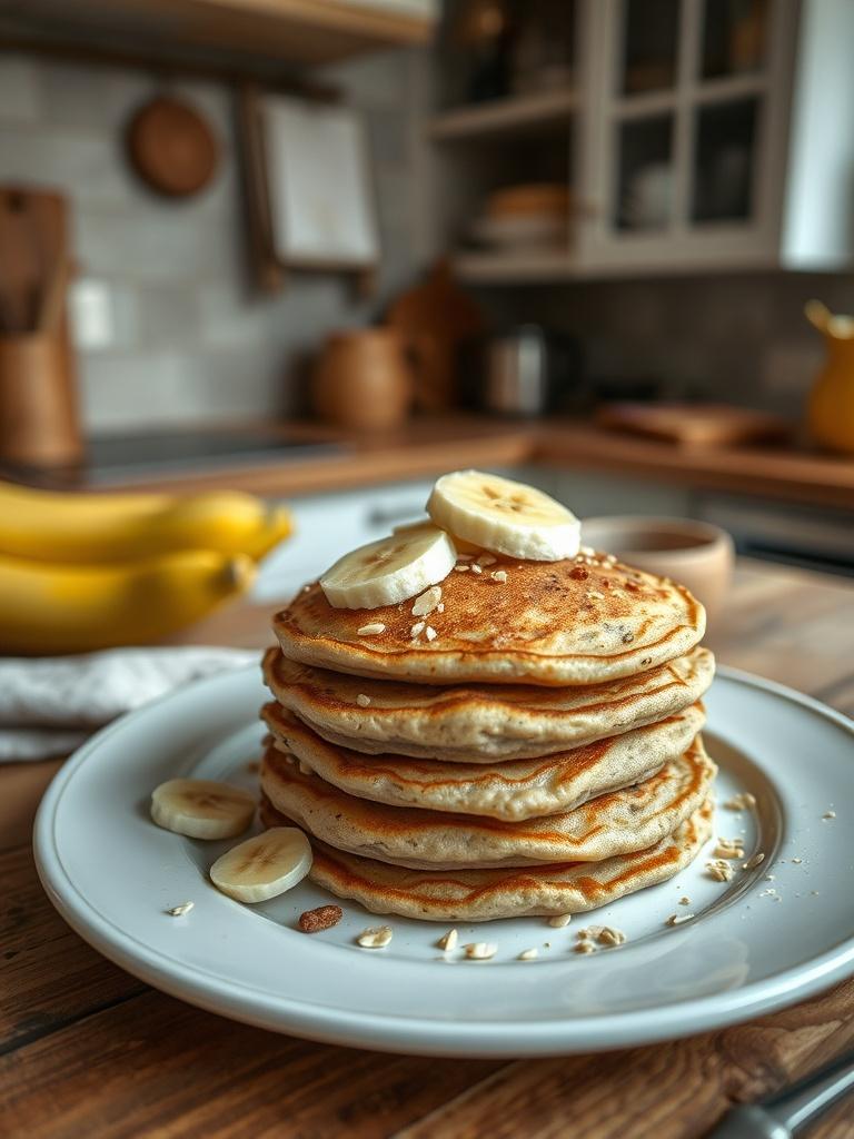 Banana & Oat Pancakes