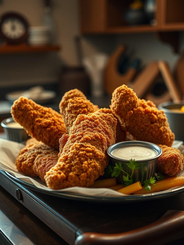 Crispy Oven Baked Chicken Tenders (No Frying)