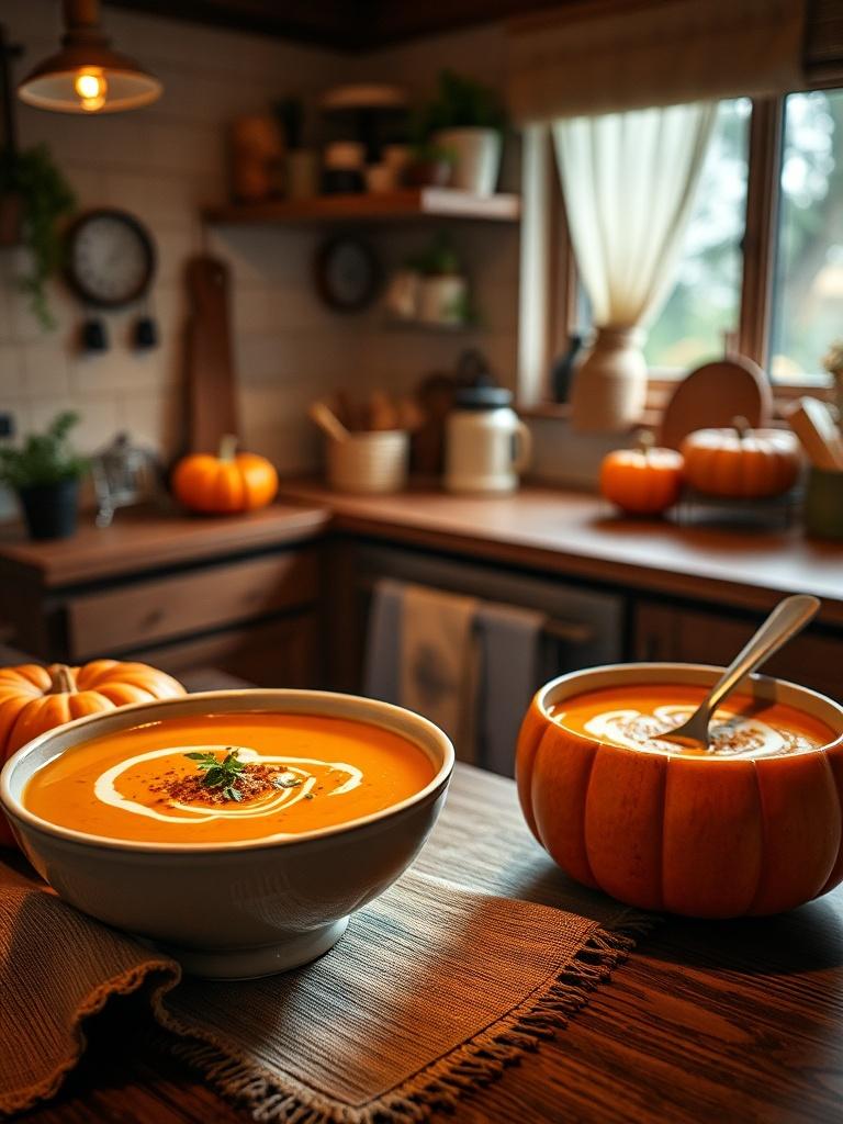 High-Protein Vegan Pumpkin Soup