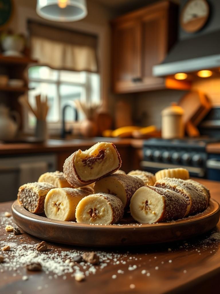 Low Calorie Frozen Banana Snickers