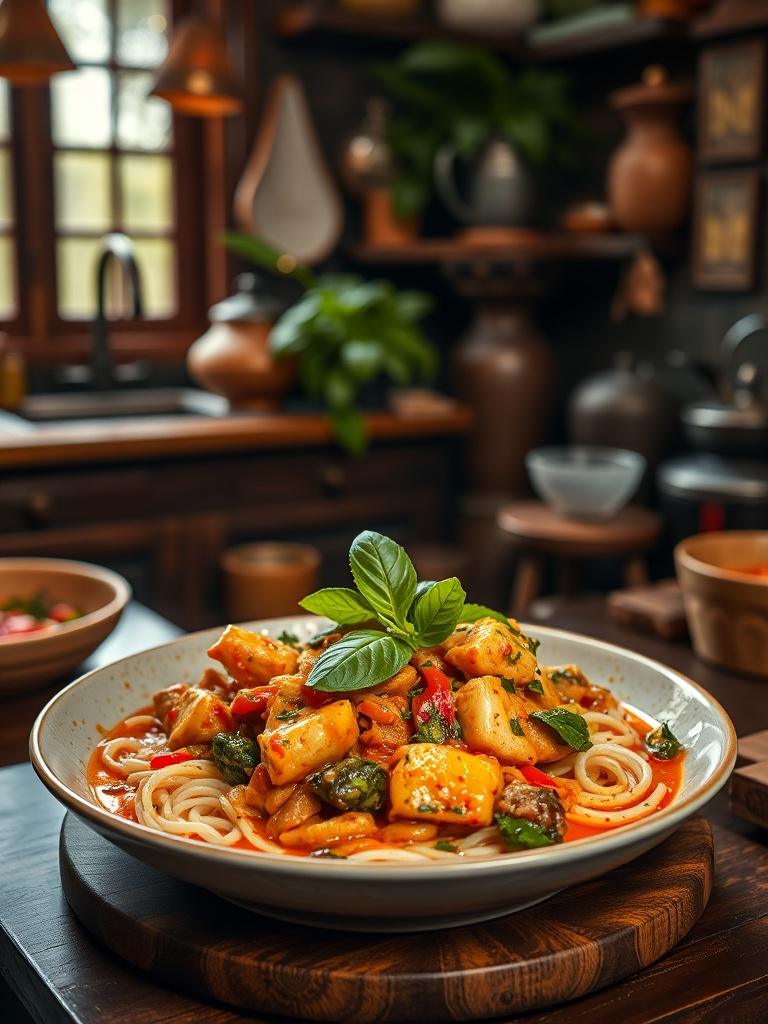 Spicy Thai Basil Chicken (Pad Krapow Gai)