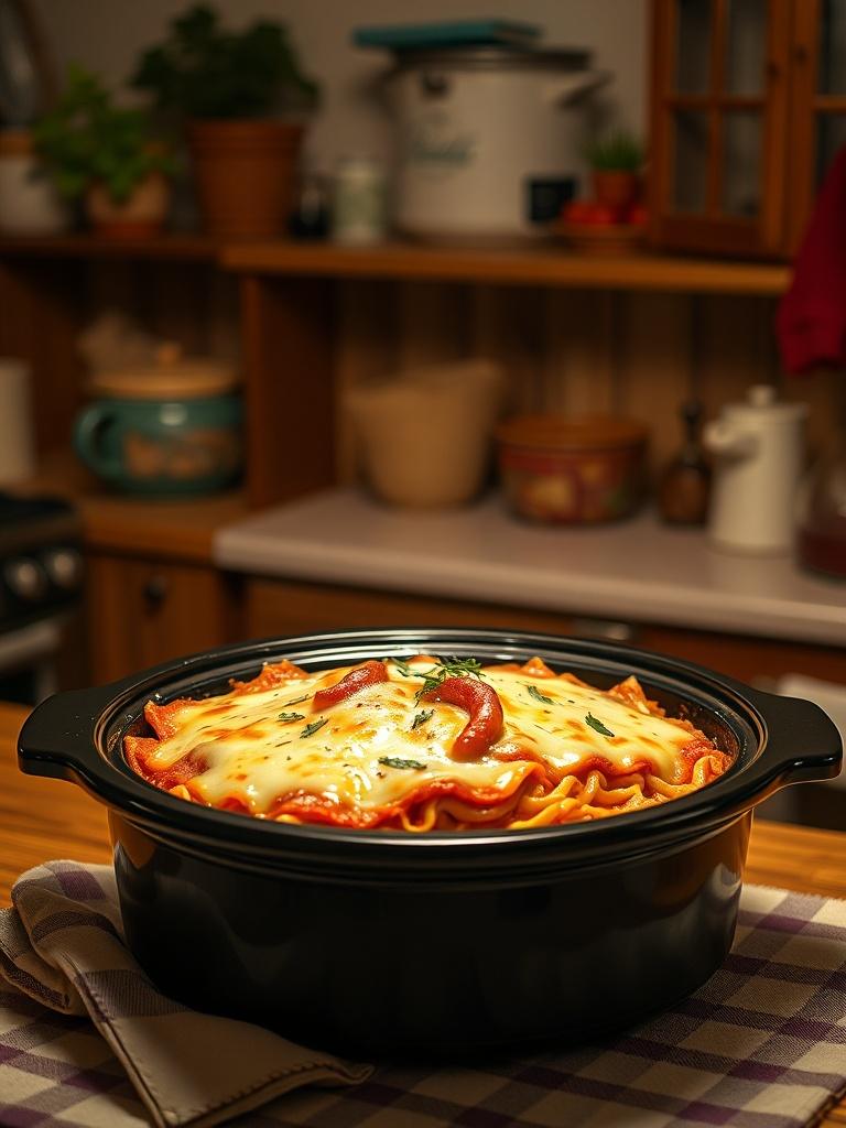 crockpot lasagna
